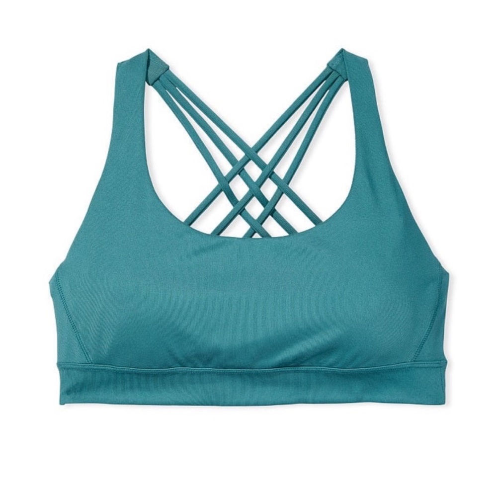 🆕 NWT Victoria’s Secret Love Cloud Strappy Sports Bra, Size Medium, French Sage